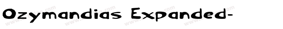 Ozymandias Expanded字体转换